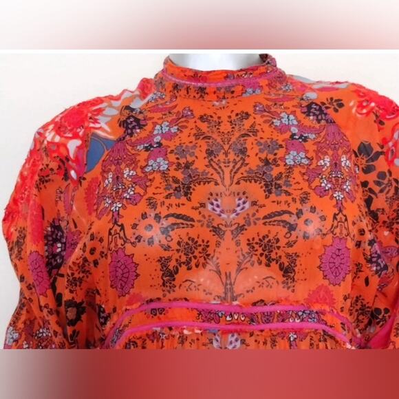 FREE PEOPLE frayed hem open back dress - Picture 2 of 8